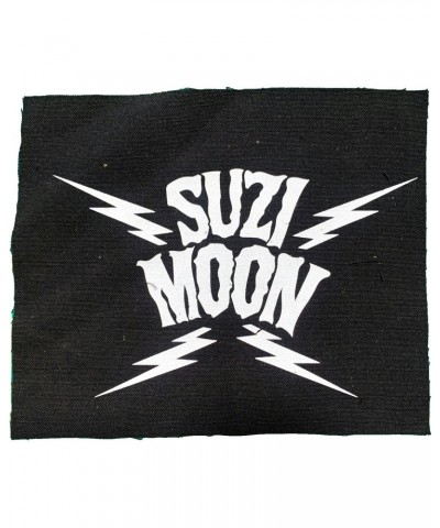 Suzi Moon Lightning Bolt - Black - Patch - Cloth - Screenprinted - 9" x 6" $3.11 Accessories